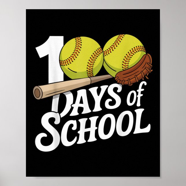 Affiche École Étudiante Enseignant Enfants 100 Jours De L' (Devant)