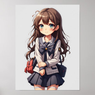 Affiche École japonaise d'Anime