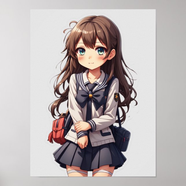 Affiche École japonaise d'Anime (Devant)