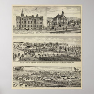 Affiche École normale de l'État du Kansas