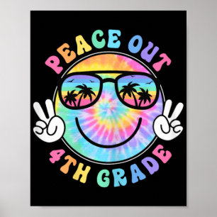Affiche École Peace Out 2024 Dernier Jour De L'École Somme
