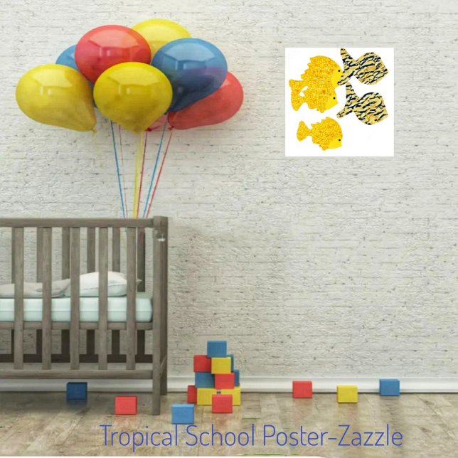 Affiche École tropicale (Créateur téléchargé)