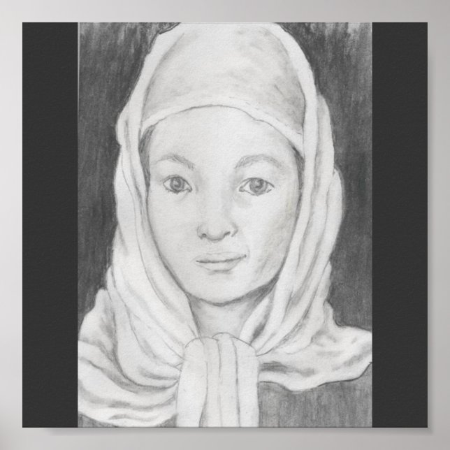 Affiche écolière afghane (Devant)