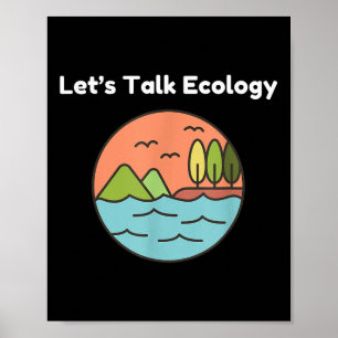 Affiche Écologiste amusant Écologie Protection De l'enviro