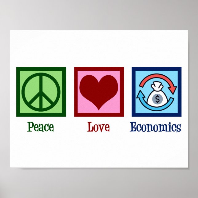 Affiche Économie Amour Paix (Devant)