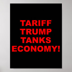 Affiche Économie des citernes Trump