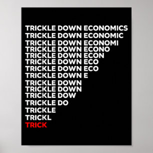 Affiche Économie du ruissellement 