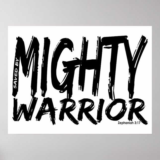 Affiche Économisez par Mighty Warrior (Devant)