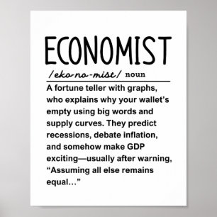 Affiche Économiste