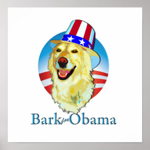 Affiche Écorce pour l'affiche d'Obama