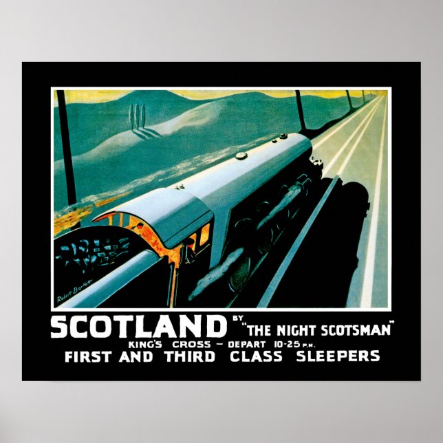 Affiche Ecosse par The Night Scotsman (Devant)