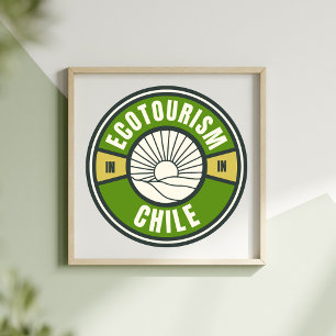 Affiche Écotourisme au Chili Pan de Azúcar Voyage lent