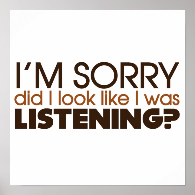 Affiche Écouter (Devant)