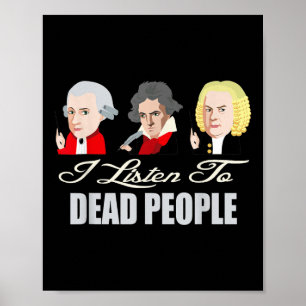 Affiche Ecouter Les Mort Personnes Musique Clical Mozart B