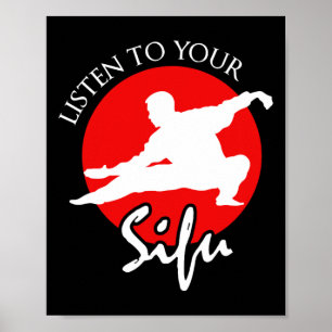 Affiche Écoutez Votre Sifu - Chinese Martial Arts