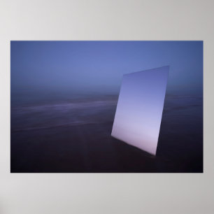AFFICHE ÉCRAN BLANC RECTANGULAIRE