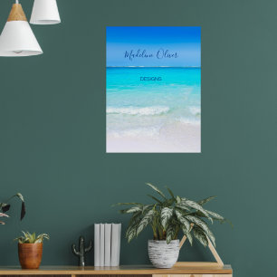 Affiche Écran professionnel Ocean Blue Scene