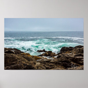 Affiche Écraser des vagues