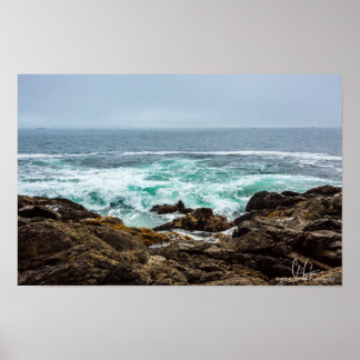 Affiche Écraser des vagues