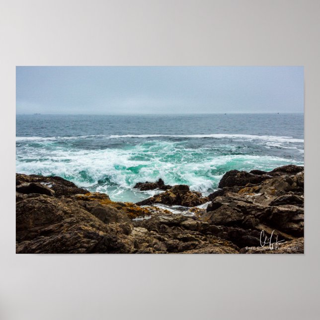 Affiche Écraser des vagues (Devant)