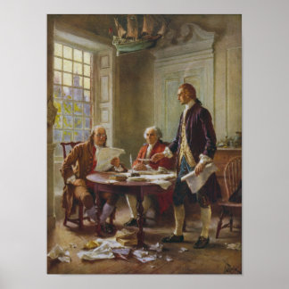 Affiche Écrire la Déclaration d'indépendance