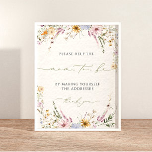 Affiche Écrire votre adresse Baby shower Adresse de l'Enve