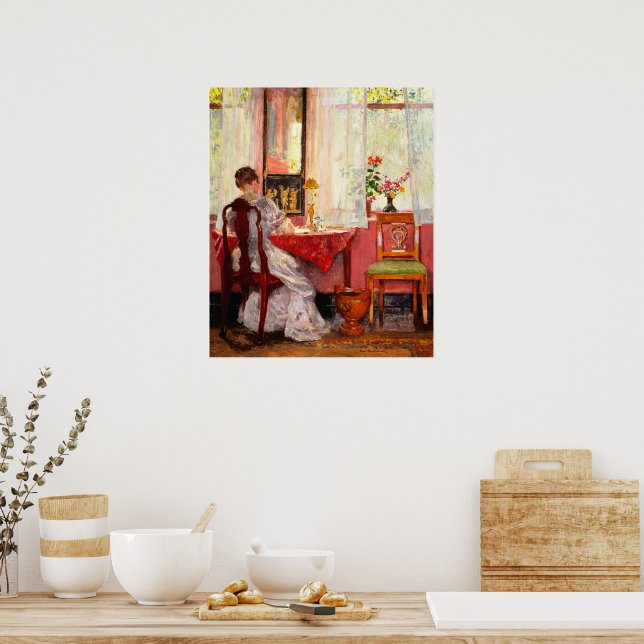 Affiche Écrit par Gari Melchers, (Cuisine)
