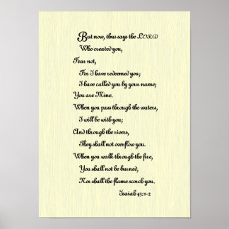 Affiche Écriture biblique