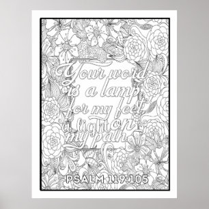 Affiche Écriture Couleur moi Jolie