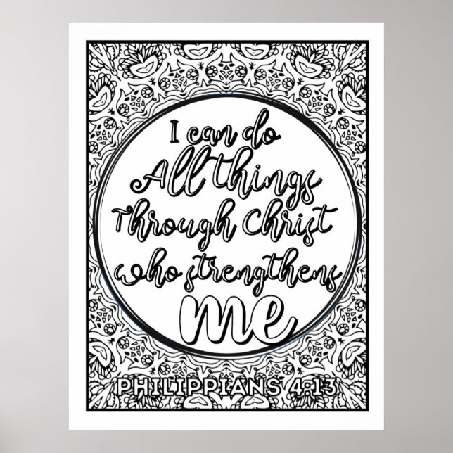 Affiche Écriture Couleur moi Jolie (Devant)