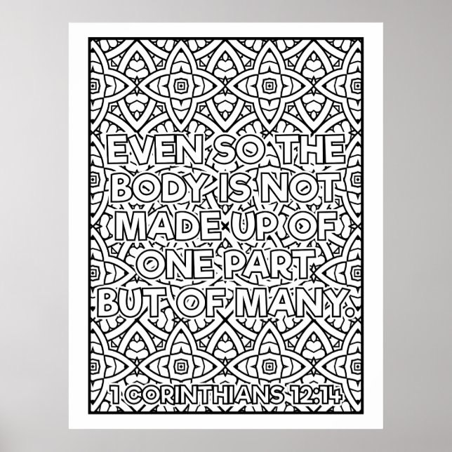 Affiche Écriture Couleur moi Jolie (Devant)