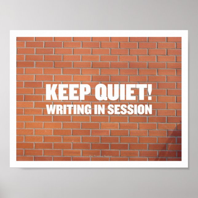 Affiche Écriture dans la session (Devant)
