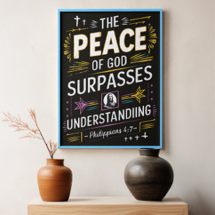 Affiche Écriture Sacrée Décorée