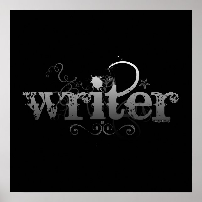 Affiche Écrivain urbain (Devant)