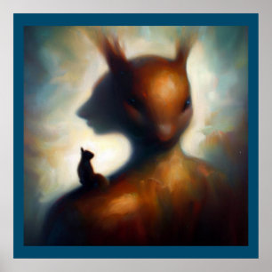 Affiche Écureuil animal Spirit 2
