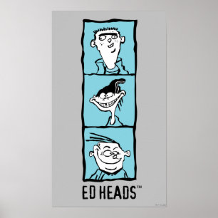 Affiche Ed, Edd, n Eddy - Ed Heads
