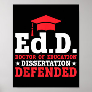 Affiche Edd docteur en éducation dissertation soutenue edd