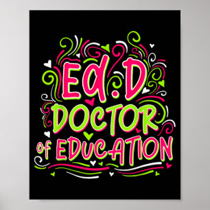 Affiche Edd docteur en éducation - pour docteur en éducati