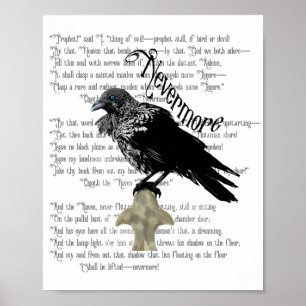 Affiche Edgar Allan Poe's The Raven