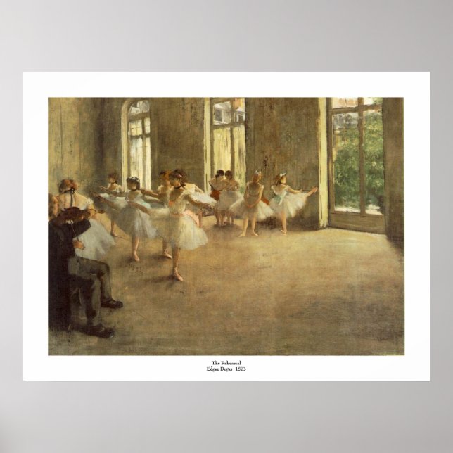 Affiche Edgar Degas (Devant)