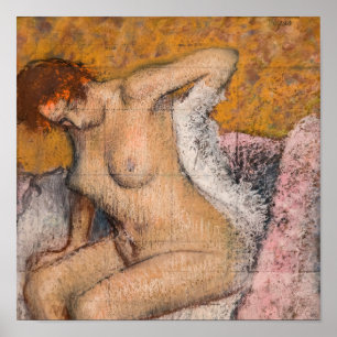Affiche Edgar Degas - Après le bain