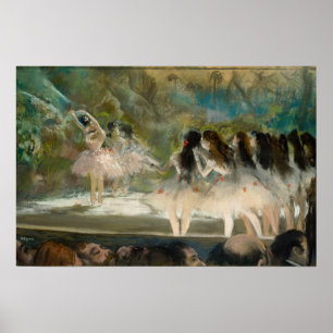 Affiche Edgar Degas - Ballet à l'Opéra de Paris