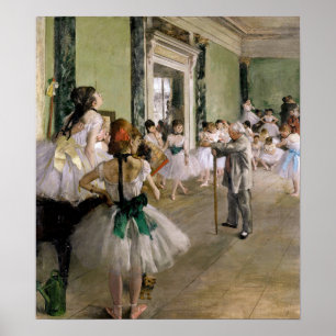 Affiche Edgar Degas - Classe Danse