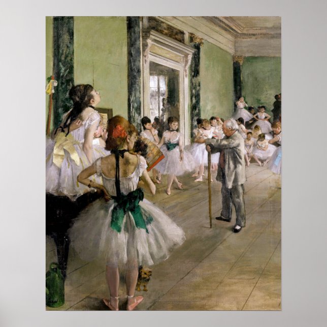 Affiche Edgar Degas - Classe Danse (Devant)