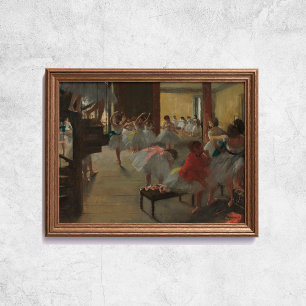 Affiche Edgar Degas Classe Danse Ballet Art