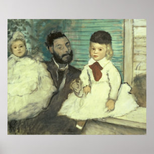 Affiche Edgar Degas   Comte Le Pic et ses fils