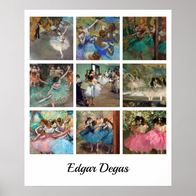 Affiche Edgar Degas - Dancers Sélection de chef-d'oeuvre (Devant)