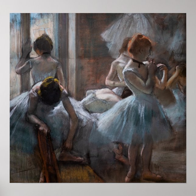 Affiche Edgar Degas - Danseurs (Devant)