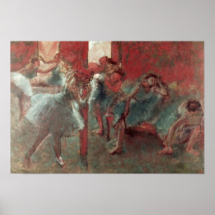 Affiche Edgar Degas   Danseurs à la répétition, 1895-98
