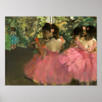 Edgar Degas - Danseurs En Rose